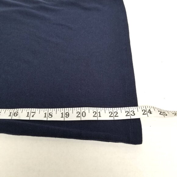 Time and Tru Ribbed Tank Top M Navy Blue Soft Modal Layering Basic - Picture 8 of 8